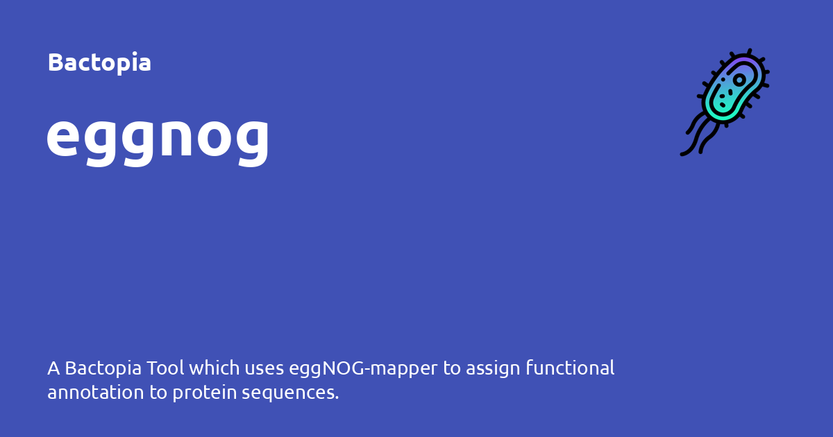 eggnog Bactopia